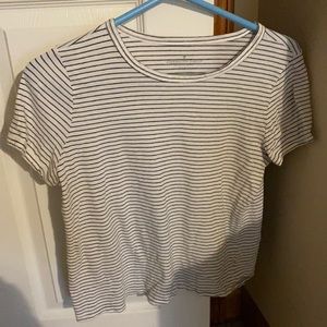 Black and white shirt